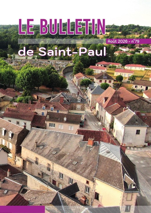 Couverture du Bulletin de Saint-Paul n°79, août 2026